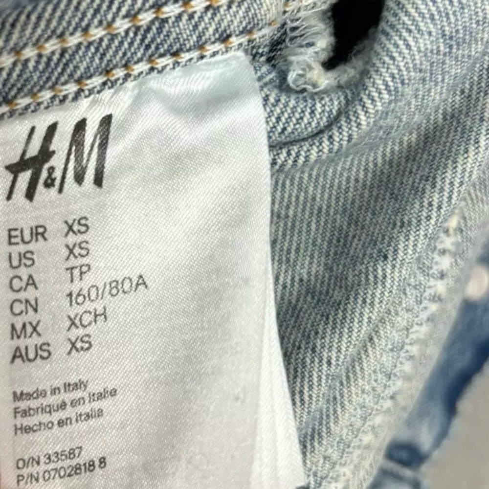 H&M x Moschino Short Rhinestone Demin Jacket H&Moschino XS - Picture 5 of 6